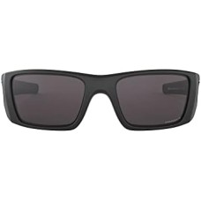 Oakley Мужские солнцезащитные очки Fuel Cell OO9096, прямоугольные защитные линзы, легкая конструкция Черный (Si Matte Black/Prizm Grey Polarized)