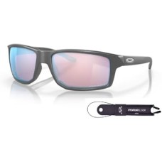 Oakley Мужские солнцезащитные очки Oakley Gibston OO9449 с аксессуарами: шнурок и набор от Designer iWear Синий (Steel / Prizm Snow Sapphire)