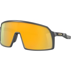 Oakley Спортивные солнцезащитные очки Sutro S Prizm с уменьшенной рамкой и высококачественными линзами. Черный (Matte Carbon/Prizm 24K)