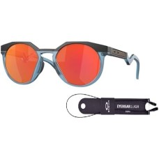 Oakley Солнцезащитные очки круглой формы для мужчин OO9242 HSTN 52M с аксессуарами от Designer iWear Черный (Matte Black / Prizm Ruby)