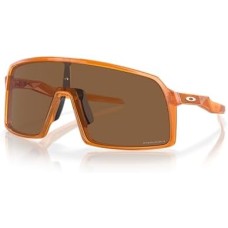 Oakley Мужские прямоугольные солнцезащитные очки Sutro с линзами Plutonite и технологией PRIZM Оранжевый (Transparent Ginger/Prizm Bronze)