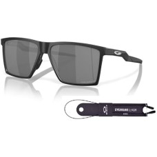 Oakley Солнцезащитные очки квадратной формы Oakley Futurity OO9482 для мужчин и женщин + набор аксессуаров и футляр для ношения Черный (Satin Black / Prizm Black Polarized)