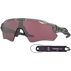 Oakley Мужские солнцезащитные очки Oakley Radar EV Path OO9208 + комплект Leash + набор для ухода iWear Care Черный (Grey Ink/Prizm Road Black)