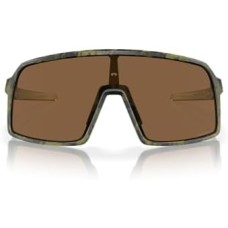Oakley Мужские квадратные солнцезащитные очки с пиксельным камуфляжным узором и технологиями Prizm Оранжевый (Fern Swirl/Prizm Bronze)
