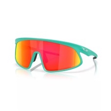 Oakley Унисекс круглые солнцезащитные очки с прямоугольной формой, цвет: RSLV OO9484D, изготовлены из материала O Matter, с защитными линзами Prizm. Синий (Matte Celeste)