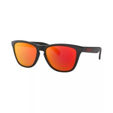 Oakley Мужские прямоугольные солнцезащитные очки OO9245 Frogskins 54 из материала O_Matter Черный (Matte Black 1)