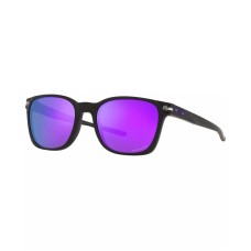 Oakley Мужские солнцезащитные очки OO9018 Ojector 55 с асимметричной формой рамки, инжектированный материал Черный (Matte Black)