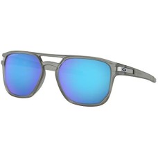 Oakley Солнцезащитные очки Latch Beta, матовые серые оправы, поляризованные линзы Prizm Sapphire 54 мм Нет цвета (NOCOLOR)