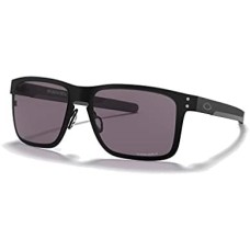 Oakley Солнцезащитные очки Holbrook Metal, матовые черные, с линзами Prizm Grey, 55 мм, легкие и ударопрочные Нет цвета (NOCOLOR)