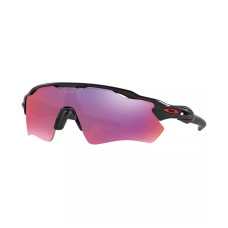 Oakley Солнцезащитные очки RADAR EV PATH OO9208, прямоугольная оправа, с функцией PRIZM Черный (BLACK MATTE/RED MIRROR)