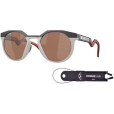 Oakley Солнцезащитные очки круглой формы для мужчин OO9242 HSTN 52M с аксессуарами от Designer iWear Серый (Matte Carbon / Prizm Tungsten)