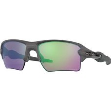 Oakley Спортивные солнцезащитные очки Flak 2.0 XL с призмой и антивидовым покрытием, легкая оправа, идеальны для средних и крупных лиц Серый (Steel/Prizm Road Jade)