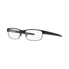 Oakley Мужские прямоугольные очки OX5038 Metal Plate с полной оправой из титана, размер линз 55/18/140 Черный (Matte Black)