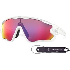 Oakley Мужские солнцезащитные очки Oakley Jawbreaker OO9290 с комплектом ремешка и дизайнерским набором iWear Eyewear Белый (Shiny White/Prizm Road)