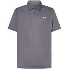 Oakley Мужское поло Oakley Icon Thermonuclear Protect из переработанных материалов с защитой от запахов и контролем влаги Серый (Uniform Grey)