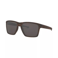 Oakley Солнцезащитные очки мужские, прямоугольные, модель OO9341, размер 57, цвет серебристый Коричневый (Tortoise)