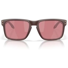 Oakley Мужские солнцезащитные очки Holbrook с прямоугольной оправой, низким мостом, классическим дизайном и современными технологиями Красный (Matte Grenache/Prizm Dark Golf)