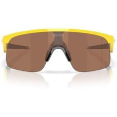Oakley Прямоугольные солнцезащитные очки OJ9010 Resistor, стильный молодежный дизайн, ударопрочные, линзы Prizm Желтый (Yellow/Prizm Tungsten)