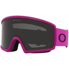 Oakley Сноубордические очки Target Line L с антифогом и широкой посадкой для катания в снегу Фиолетовый (Ultra Purple Strap/Dark Grey Lens)