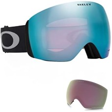 Oakley Лыжные очки Oakley Flight Deck L Черный (Matte Black Strap/Prizm Snow Sapphire & Prizm Snow Hi Pink Lens)