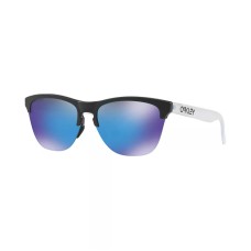 Oakley Мужские круглые солнцезащитные очки FROGSKINS LITE с поликарбонатными линзами Черный (BLACK MATTE/PRIZM BROWN)