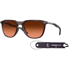 Oakley Солнцезащитные очки Oakley Thurso OO9286 квадратной формы для мужчин + комплект аксессуаров + дизайнерский набор iWear Коричневый (Matte Rootbeer / Prizm Brown Gradient)