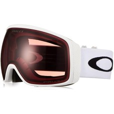 Oakley Лыжные очки Flight Tracker для больших размеров, полнорамочные, торические, черные Белый (Matte White)