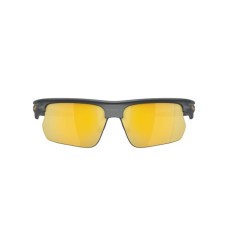 Oakley Мужские солнцезащитные очки с серой пластиковой оправой и поляризованными коричневыми линзами 68 мм Серовато-желтый (Matte Shadow Camo)