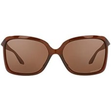 Oakley Женские солнцезащитные очки «Бабочка» с оправой O-Matter и защитными линзами Prizm Коричневый (Polished Rootbeer/Prizm Tungsten Polarized)