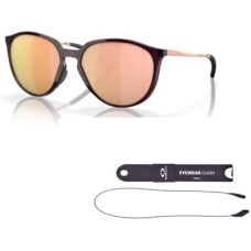Oakley Женские солнцезащитные очки Sielo OO9288 с аксессуарами – шнурком и комплектом iWear Золотой (Crystal Raspberry / Prizm Rose Gold)