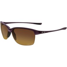 Oakley Солнцезащитные очки Unstoppable с поляризованными линзами, лёгкие и полуконтурные, с защитой от ультрафиолета Коричневый (Raspberry Spritzer/Brown Gradient Polar)