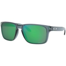 Oakley Мужские солнцезащитные очки Holbrook XL с поляризованными линзами, 100% защитой от УФ, высокой прочностью и стильным дизайном Черный (Crystal Black/Prizm Jade)