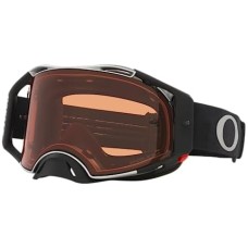 Oakley MX-очки Airbrake с защитными линзами Plutonite™ и 5-мм системой Roll-Off, включая 2 рулона пленки и 7 съемных защитных пленок Черный (Tuff Blocks Black Gunmetal Strap/Prizm Mx Bronze Lens)