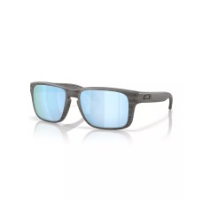 Oakley Men's Holbrook Polarized Sunglasses, OO9509 Коричневый (Woodgrain)