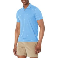 Oakley Мужское поло Oakley Golf Flag из 80% переработанного полиэстера с влагоотводящей системой и защитой UPF 15+ Синий (0blue)