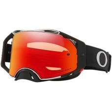 Oakley MX-очки Airbrake с защитными линзами Plutonite™ и 5-мм системой Roll-Off, включая 2 рулона пленки и 7 съемных защитных пленок Черный (Tuff Blocks Black Gunmetal/Prizm Mx Torch Iridium)