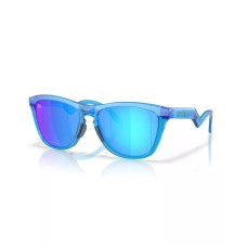 Oakley Мужские солнцезащитные очки Oakley Frogskins Hybrid, модель OO9289, круглые линзы, материал O Matter, размеры 55/17/138 Синий (Matte Acid Blue)