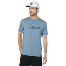 Oakley Футболка Oakley Golf Flag с короткими рукавами, 100% хлопка, стандартного кроя, с графическим принтом Синий (Copen Blue)