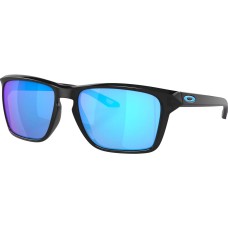 Oakley Солнцезащитные очки Sylas Prizm с линзами Plutonite, лёгкой и прочной рамой, защитой от UVA, UVB и UVC лучей Черный (Black Ink/Sapphire Iridium)