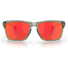 Oakley Мужские прямоугольные солнцезащитные очки с легкой оправой и линзами Prizm, азиатская посадка Серый (Grey Ink/Prizm Ruby)
