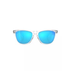 Oakley Солнцезащитные очки Wayfarer с зеркальными линзами 55 мм и ацетатной оправой, сделанные в Италии Прозрачный (CLEAR)