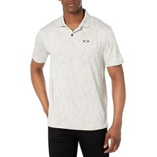 Oakley Мужская футболка Marble Jacquard с принтом, влагоотводящая ткань, внутренний микрофибровый платок для очков Белый (White)