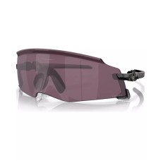 Oakley Мужские солнцезащитные очки Kato с щитовой оправой, материал O-Matter, линзы Prizm, ширина 0/149/136 Черный (Gray Smoke/Prizm Road Black)