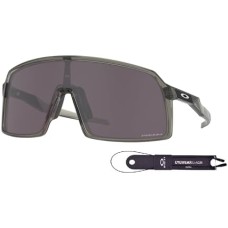 Oakley Солнцезащитные очки Oakley Sutro Low Bridge Fit Asian Fit OO9406A с защитным шнурком и дизайнерским комплектом iWear Серый (Grey Ink / Prizm Grey)