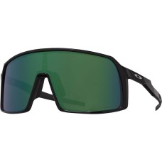 Oakley Солнцезащитные очки Sutro Prizm с широкими цилиндрическими линзами, обзор по бокам, защита от UVA и UVB Черный (Black Ink/Prizm Jade)