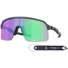 Oakley Спортивные солнечные очки Oakley Sutro Lite OO9463A для мужчин, легкие, с линзами Prizm 24K и аксессуарами Серый (Matte Carbon / Prizm Golf)