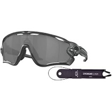 Oakley Мужские солнцезащитные очки Oakley Jawbreaker OO9290 с комплектом ремешка и дизайнерским набором iWear Eyewear Черный (Hi Res Matte Carbon / Prizm Black)