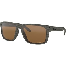 Oakley Солнцезащитные очки Holbrook XL с поляризованными линзами Prizm, 100% защита от UV, легкая оправа O-Matter Серый (Woodgrain/Prizm Tungsten Polarized)