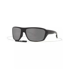 Oakley Мужские поляризационные солнцезащитные очки Split Shot, прямоугольная оправа, размер L, линзы Prizm Gradient Черный (MATTE BLACK/PRIZM BLACK POLAR)