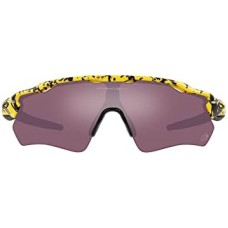 Oakley Мужские солнцезащитные очки Radar EV Path с увеличенными линзами, 100% защитой от UV, легкой рамой O-Matter Черный (Tdf Splatter/Prizm Road Black)